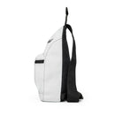 Minimal White Sling Bag – Compact Crossbody Backpack for Everyday Carry