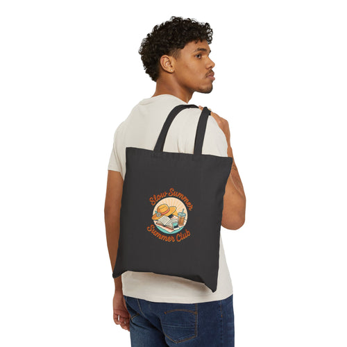 Slow Summer Club Tote | summer aesthetic, coastal vibes, retro pastel