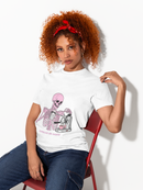Espresso or Death Tee — Pink Skeleton Coffee Shirt