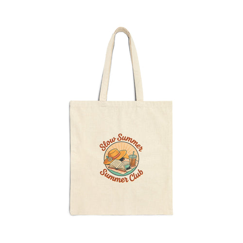 Slow Summer Club Tote | summer aesthetic, coastal vibes, retro pastel