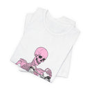 Espresso or Death Tee — Pink Skeleton Coffee Shirt