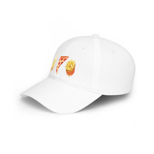 Beer, Pizza & Fries Baseball Cap — Casual Food Lover Dad Hat